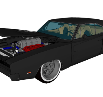 超精细汽车模型 道奇  Dodge Charger (2)